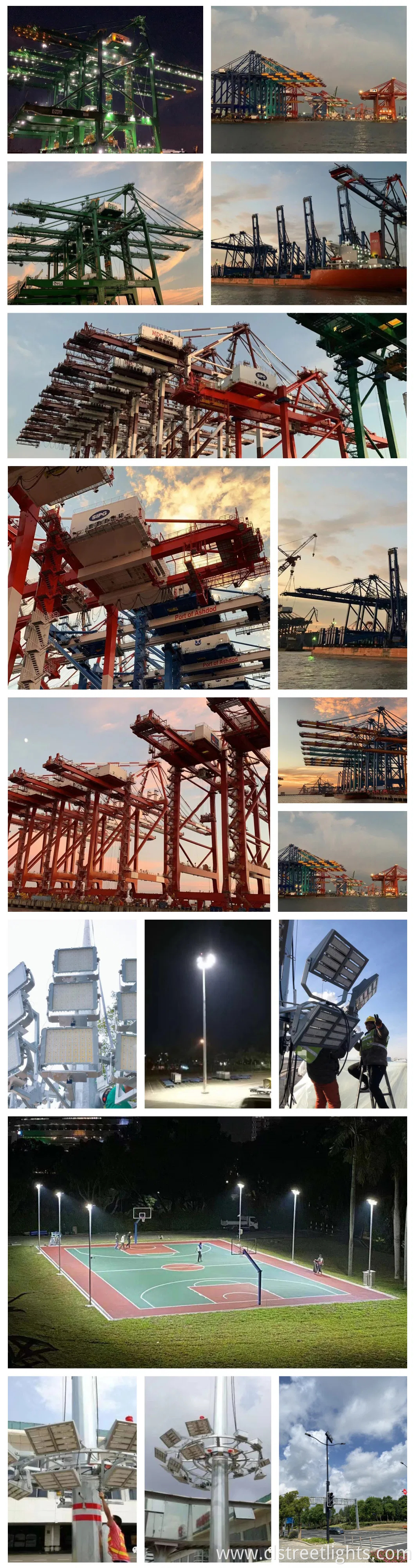 LED Flood Light IP66 140lm/W 4000K Ik10 Airport High Lumen Anti-Glare Quality Waterproof Factory Dimmable Sensor 5 Years Warranty OEM ODM 400W 450W 480W 600W CE